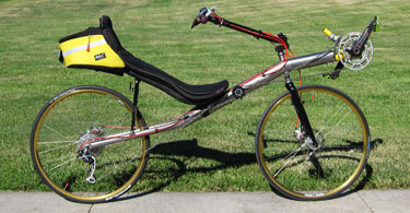 Photo of T-Bone high racer with 700 cm gold wheels