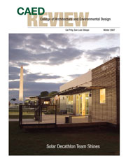 Cover of the 2007 CAED Review newsletter